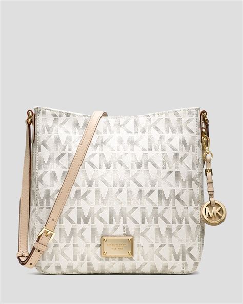 michael kors white crossbody.